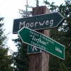 Wegweiser zwischen Moorweg und Torfhausstraße