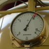 Manometer auf dem Passagierdampfer "Wehlen"