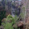 Auf dem Ferdinandstein - Blick zur Basteibrücke