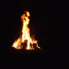 Das Walpurgisfeuer des Holzhauer Jugendclubs war so riesig....