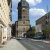 Marktplatz und Stadtkirche in Bad Schandau