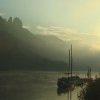 Sonnenaufgang in Bad Schandau - "Ziegelscheune"