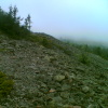 Auf dem 905 m hohen Kahleberg im Osterzgebirge