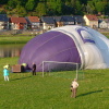 Vorbereitungen für den Ballonstart in Krippen - 8.5.2012